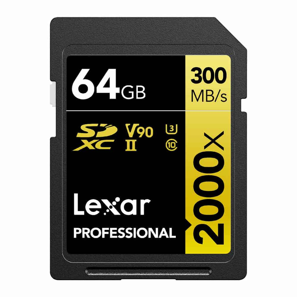 Lexar Professional 2000x SDHC UHS-II Card GOLD Series 64GB